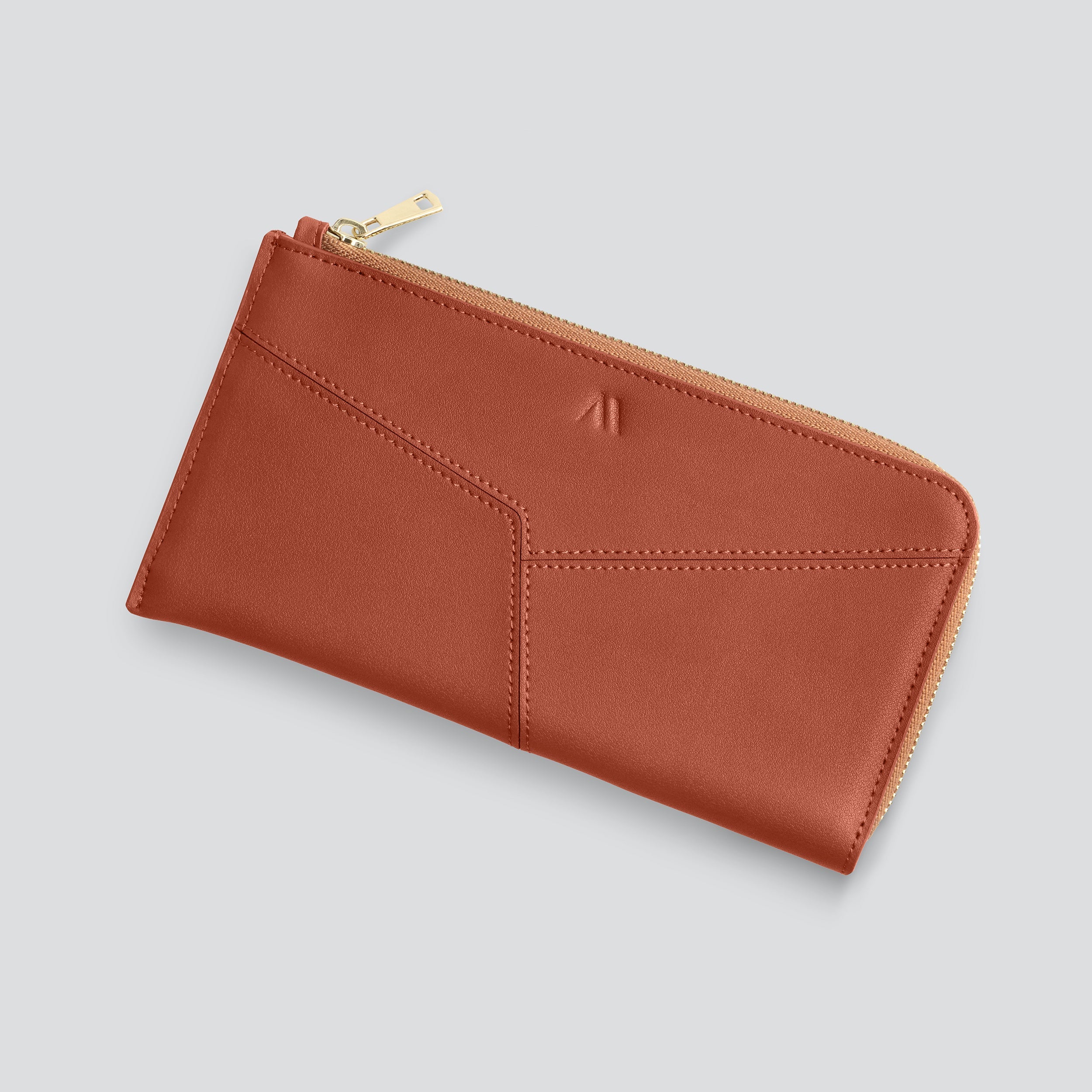 カオヨリナカミ　leather wallet Classic Wallet No. 101 | Chestnut Crocodile Wallet | Ghurka