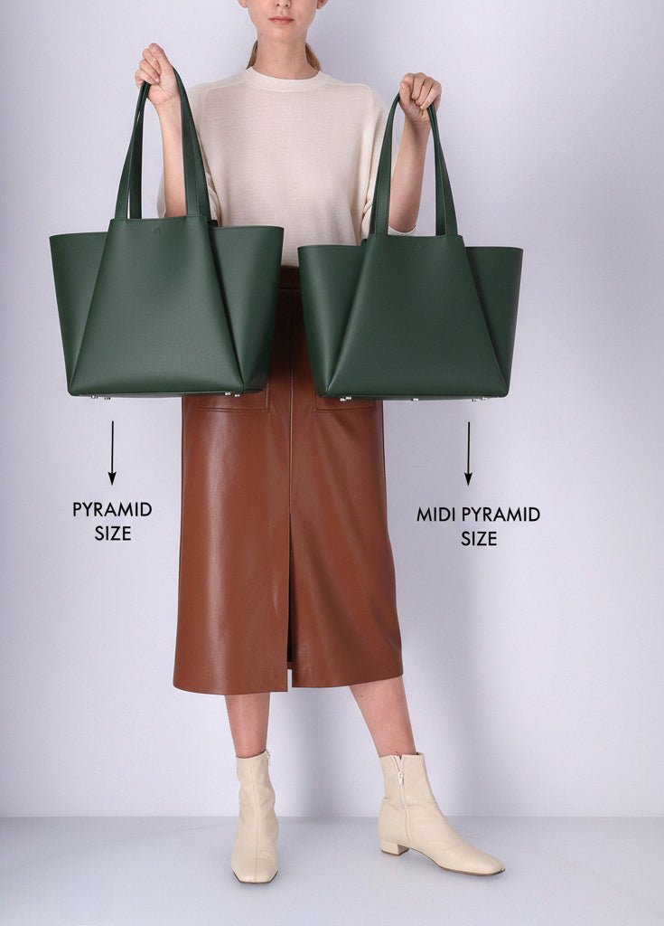 Pyramid - forest green – Kaai Bags | North America