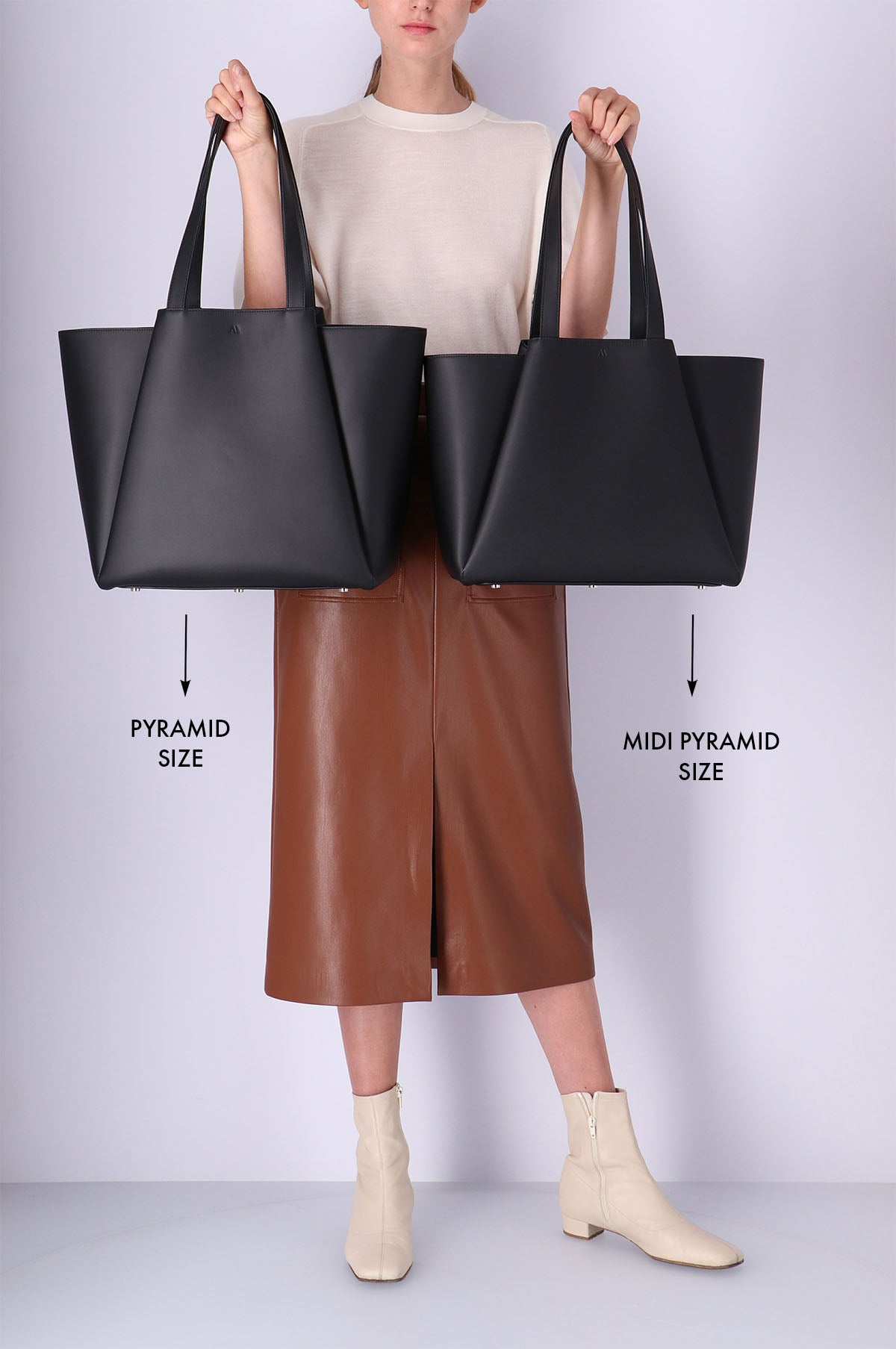 The Midi Pyramid tote bag for women – Kaai Bags | North America