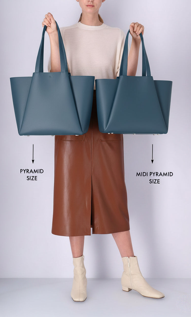 Pyramid - teal blue – Kaai Bags | North America