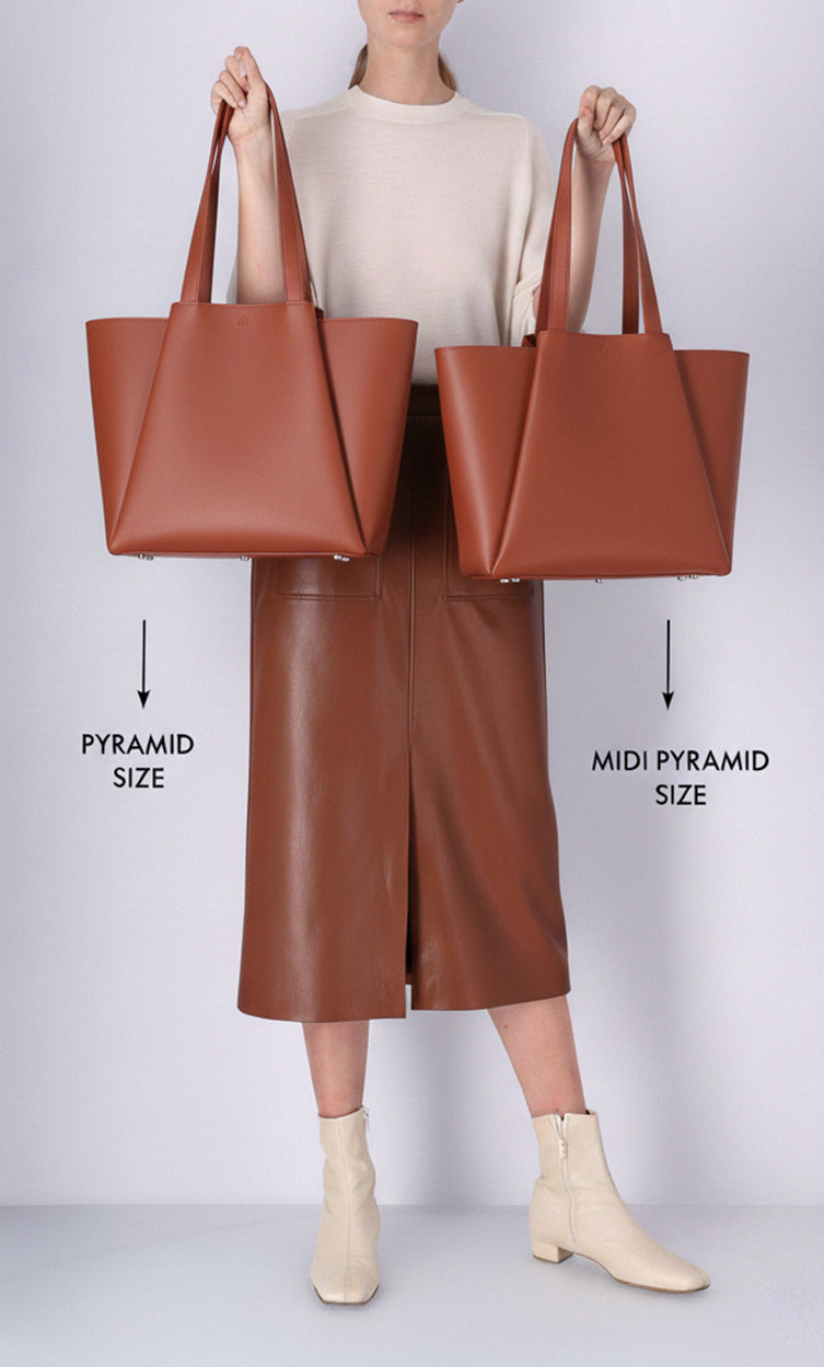 The New Pyramid leather weekendbag – Kaai Bags | North America